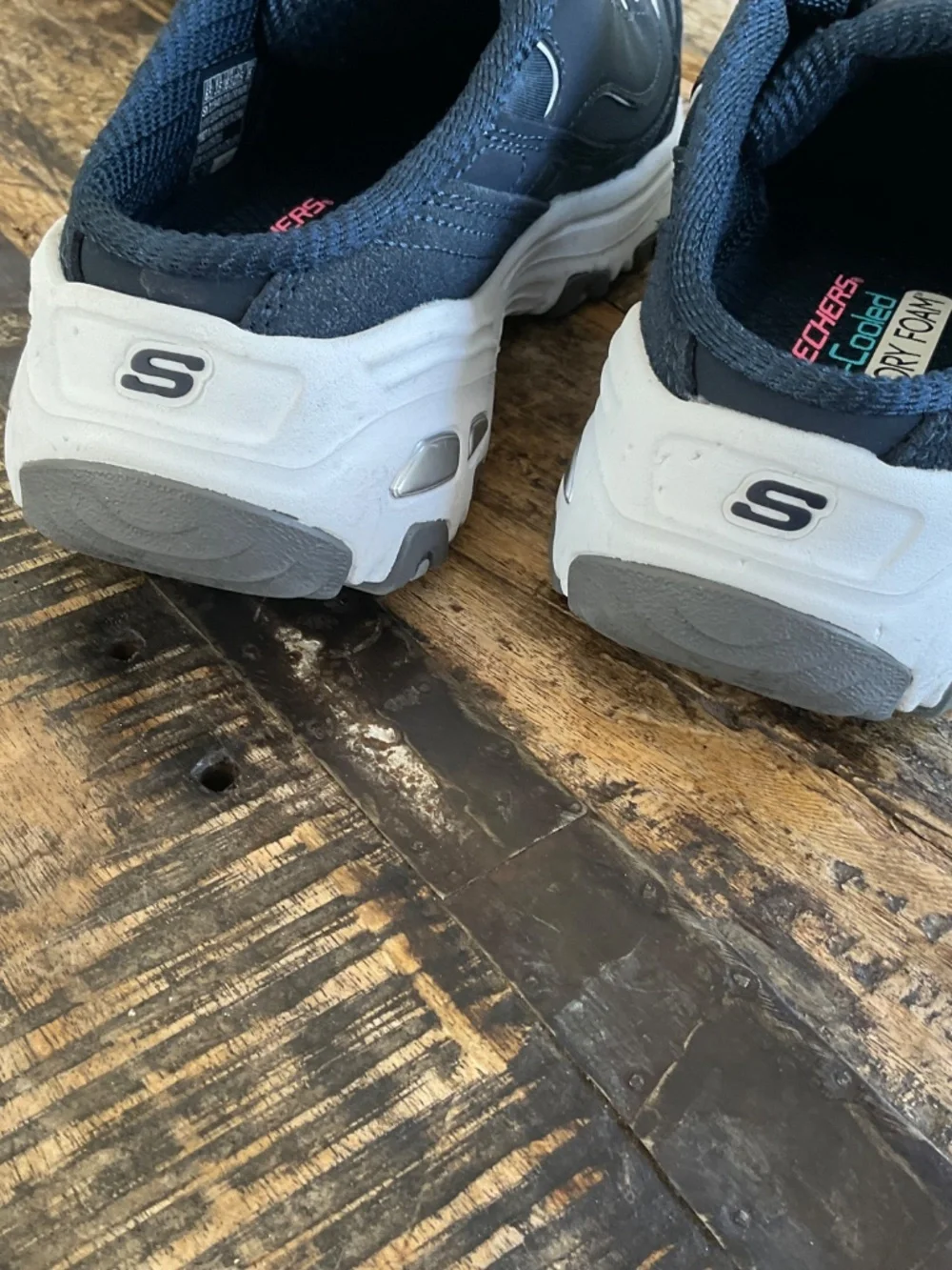 D Lite Skechers,blue 6.5